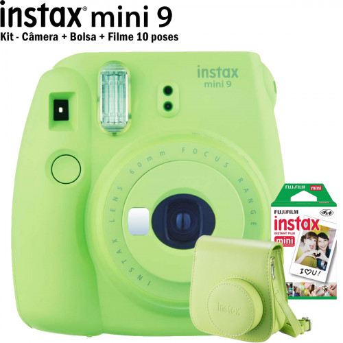 Kit Instax Mini 9 Verde Lima