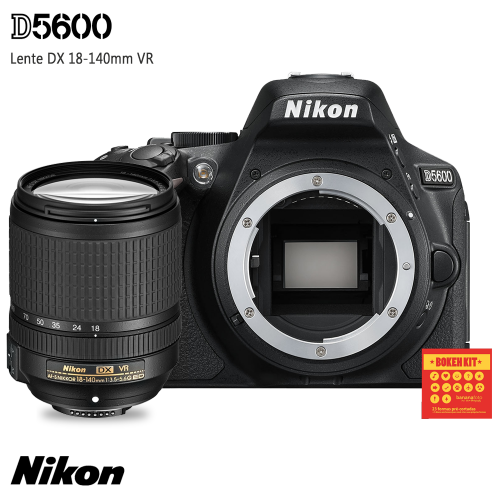 Nikon D5600 com lente DX 18-140mm