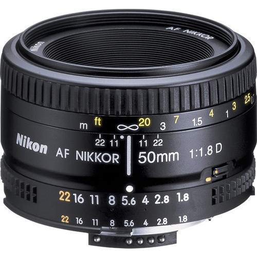 Lente Nikon FX 50mm f/1.8D