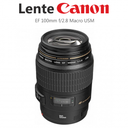 Lente Canon EF 100mm f/2.8 Macro USM
