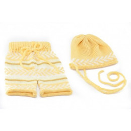 Conjunto Mesclado Newborn Amarelo