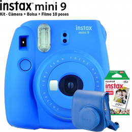 Kit Instax Mini 9 Azul cobalto