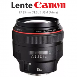 Lente EF 85mm f/1.2L II USM Canon
