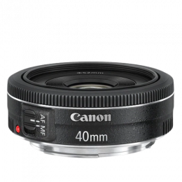 Lente Canon EF 40mm f/2.8 STM Pancake (Prime)