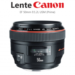 Lente EF 50mm f/1.2 USM Canon 