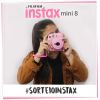  Kit Instax Mini 8+ Rosa - (Câmera + 1 Porta-Retrato + 1 Mural Bananafoto + 1 Filme 10 poses + 1 Mini sacola Smile + 1 Par de brincos) - 2