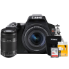 Canon SL3 Kit Premium EF-S 18-55 e EF 55-250mm Bolsa Canon  Cartão 32GB   Kit Bokeh - 1