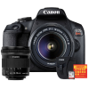 Canon T7 Kit Premium EFS 18-55 e EFS 10-18   Bolsa Canon   Cartão 16GB   Kit Bokeh - 1