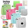 Camera instax mini 9 kit várias cores