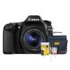 Canon 80D Kit 18-55mm + Bolsa + Cartão 32GB + Mini Tripé + Kit Limpeza - 1