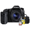 Canon 80D Kit Premium 18-55mm / 55-250mm + Bolsa + Cartão 32GB + Mini Tripé + Kit Limpeza - 1