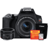 Canon SL3 Kit Premium EF-S 18-55 e EF 50 f/1.8   Bolsa Canon   Cartão 32GB   Kit Bokeh - 1