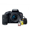 Canon T7i (800D) Kit Premium 18-55mm / 75-300mm   Bolsa   Cartão 32GB   Mini Tripé   Kit Limpeza - 1