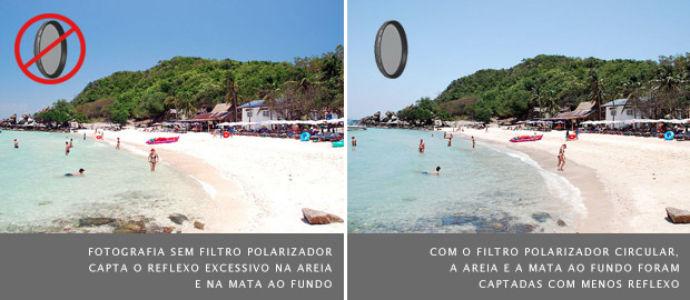 Como obter cores mais vivas em fotografias de paisagem com filtro polarizador